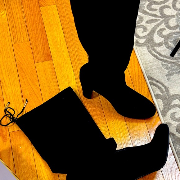 Suede over the knee high boots - worn twice - Picture 1 of 2